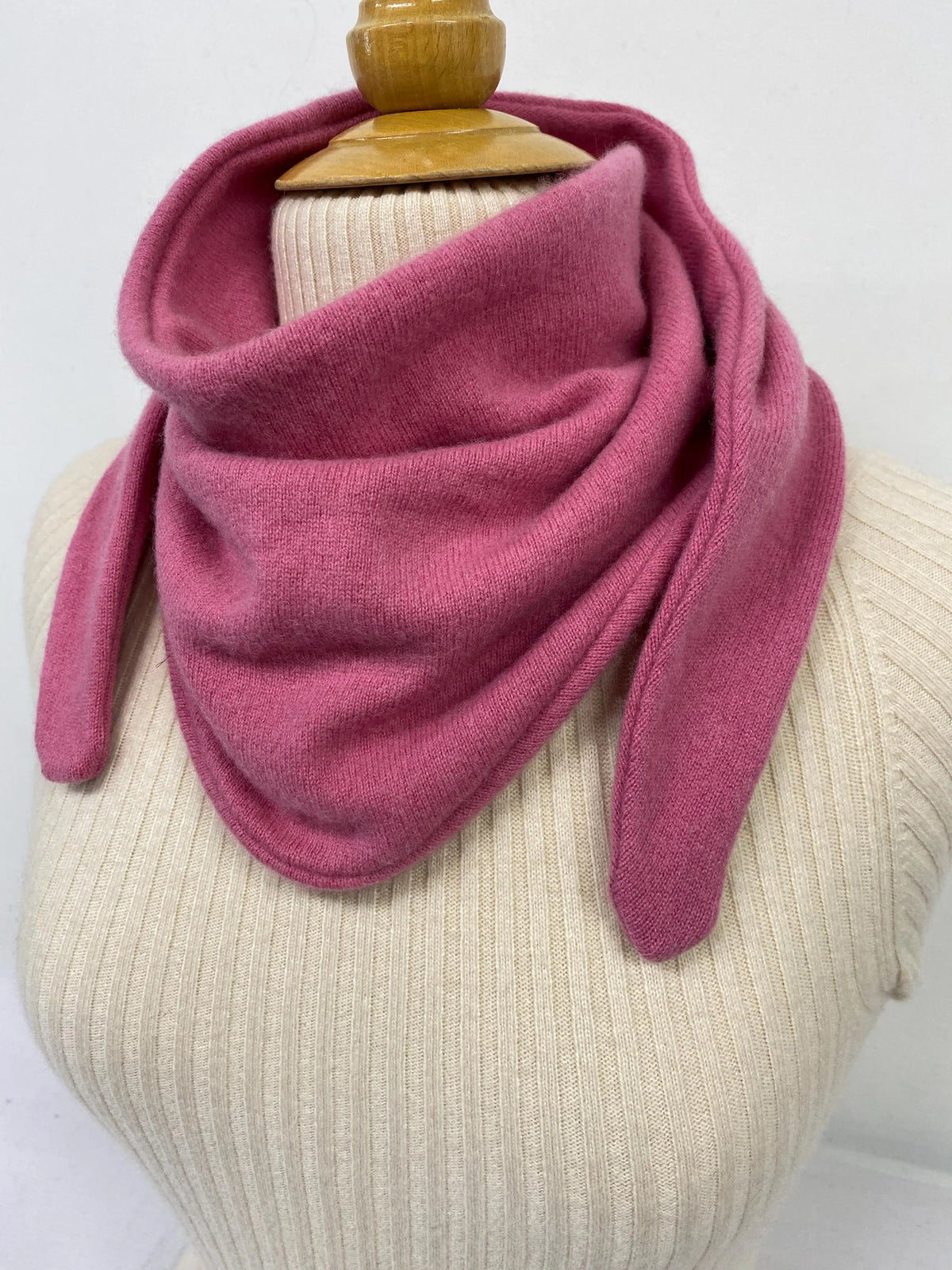 100% Cashmere Triangle Scarf Bandana