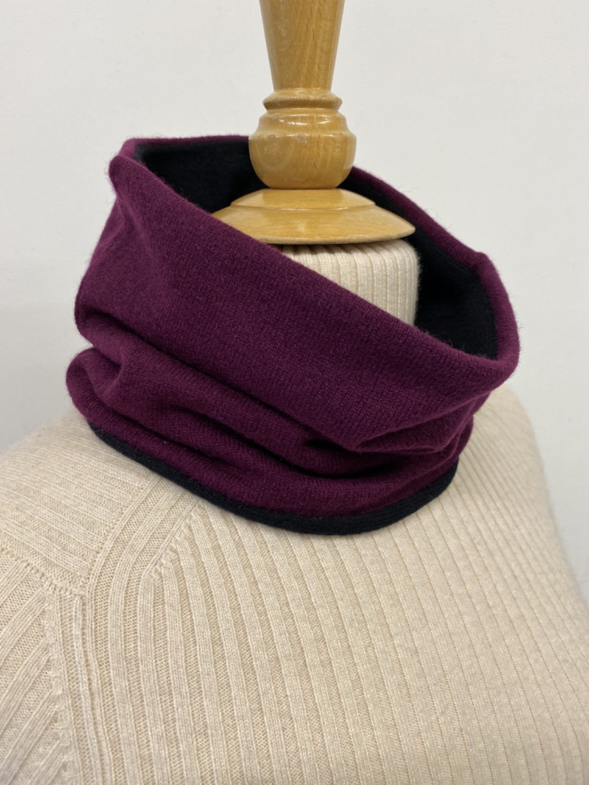 Pure Cashmere Snood Neck Warmer Unisex