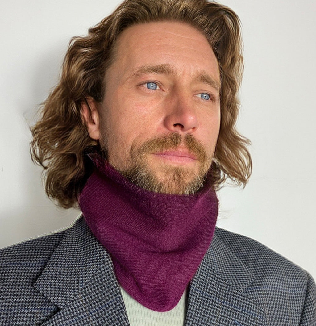 Pure Cashmere Snood Neck Warmer Unisex