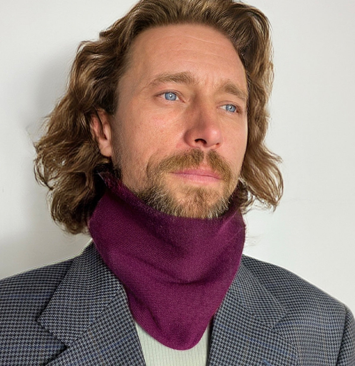 Pure Cashmere Snood Neck Warmer Unisex