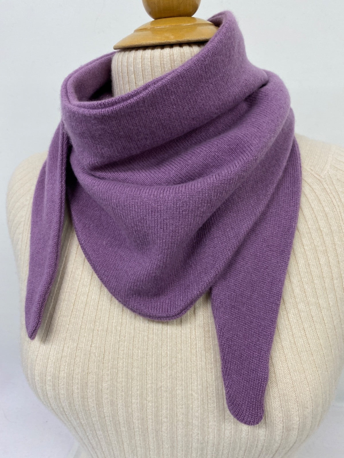 100% Cashmere Triangle Scarf Bandana