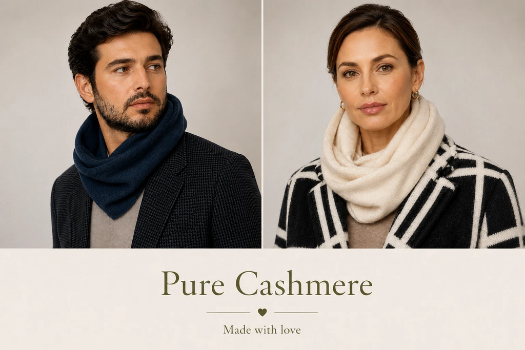 Pure Cashmere Infinity Scarf Soft Luxury Loop Scarf