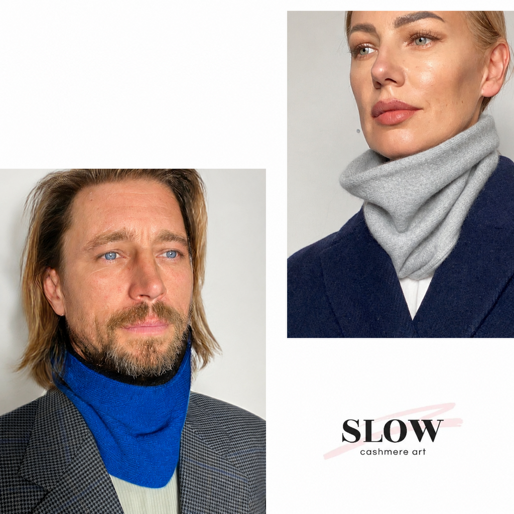 Pure Cashmere Snood Neck Warmer Unisex
